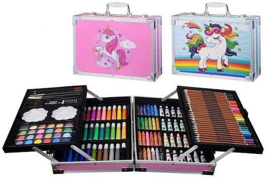 Unicorn Painting Set in Case 34.5x23.5cm 145pcs