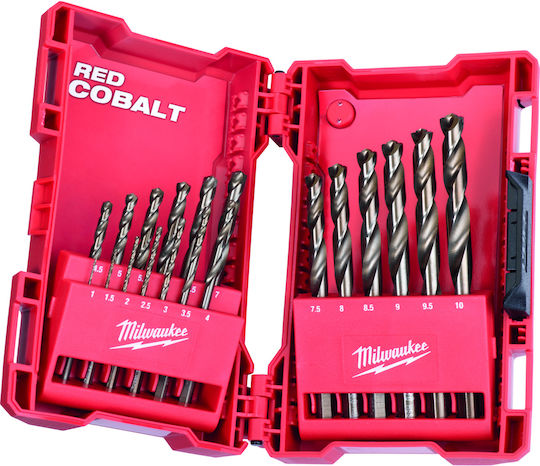 Milwaukee Shockwave Conical Drill Cobaltium Titanium with Hexagonal Shank for Metal 1-10mm