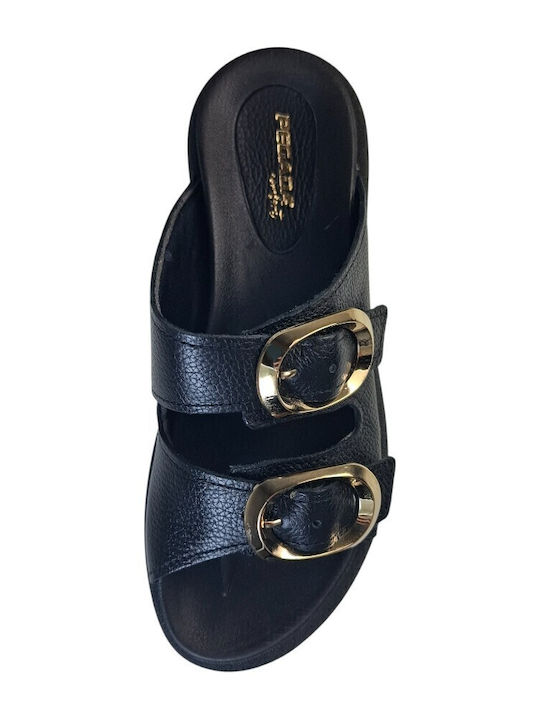 Women's Platforms In Slipper Style Black