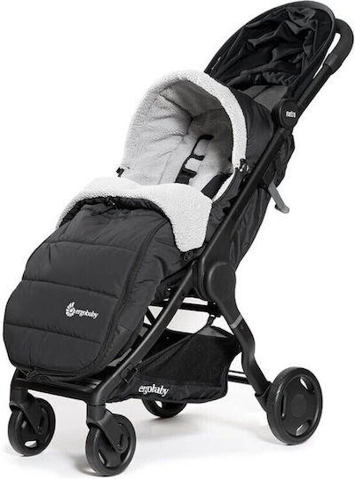 Ergobaby Калъф за количка Waterproof Черен с плюшено покритие