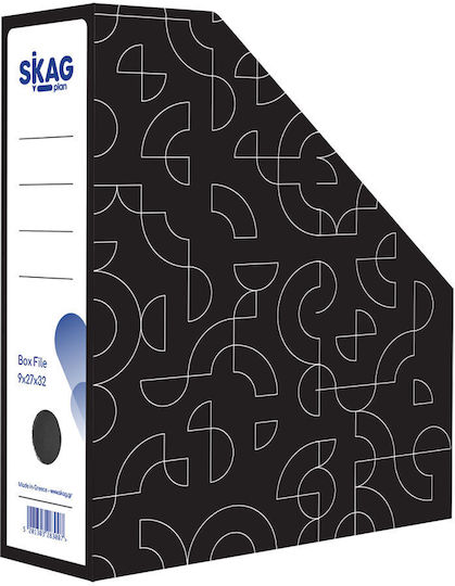 Skag Magazine File Organizer Paper Black