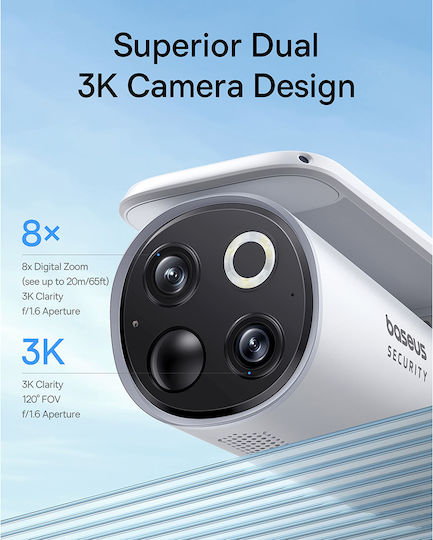 Baseus Surveillance System S1 Pro 2 Cameras Cameras IP 5MP with Control Hub S0TX002131