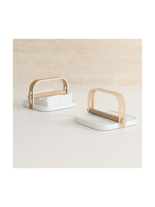 Umbra Wooden Napkin Holder White 23x20x13cm 1022631-668