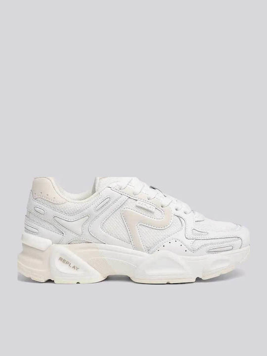 Fine Γυναικεία Chunky Sneakers Λευκά