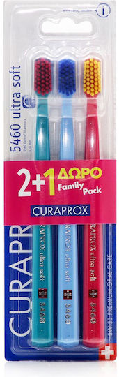 Curaprox Family Pack Zahnbürste Ultraweich Various Colors 3Stück