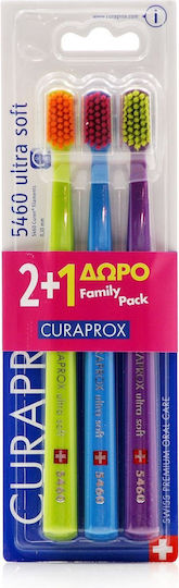 Curaprox Family Pack Zahnbürste Ultraweich Various Colors 3Stück