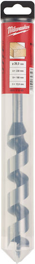 Milwaukee Diamond Drill with Hexagonal Shank for Wood, Glass and Tiles 26x230mm
