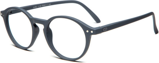 Looplabb Faust Reading Glasses +2.50 in Gray color