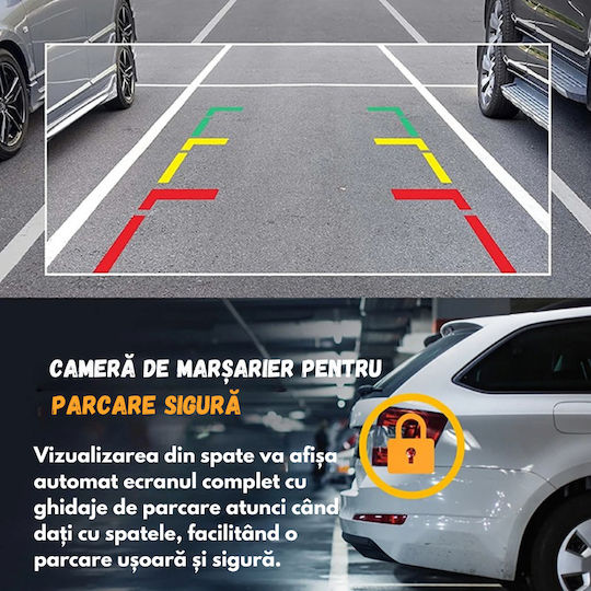 Σετ Καθρέπτης με Κάμερα DVR Αυτοκινήτου 1440P με Οθόνη 3.5" Wi-Fi, GPS & Κάμερα Οπισθοπορείας
