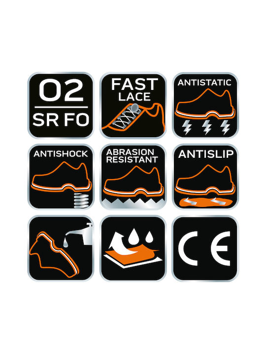 Neo Tools Μποτάκι Εργασίας O2 με Πιστοποίηση FO ,SR