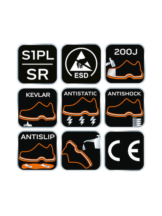 Neo Tools Παπούτσι Ασφαλείας S1 με Πιστοποίηση ESD ,SR