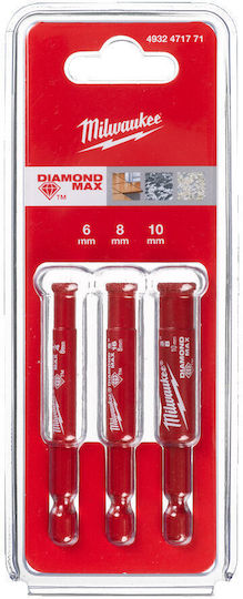 Milwaukee Diamond Hole Saw Set for Tile 200gr