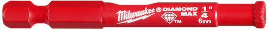 Milwaukee Diamond Broach Cutter Diamond for Metal, Firebrick and Tile