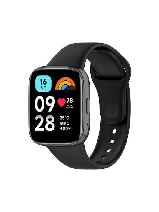 Ανταλλακτικό Λουράκι Μαύρο (Redmi Watch 3 Active) Ανταλλακτικό Λουράκι Μαύρο (Redmi Watch 3 Active)