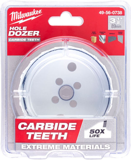 Milwaukee Diamant Lochsäge Karbid mit Durchmesser 89mm