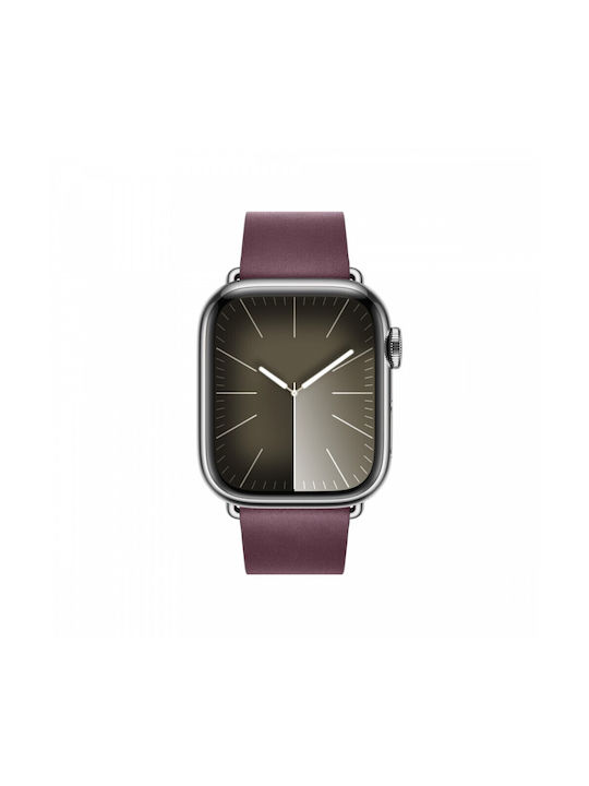 Apple Modern Buckle - Large Strap Leather Mulberry (Apple Watch 38/40/41/42mm)