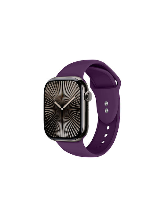 Crong Λουράκι Σιλικόνης με Pin Μωβ (Apple Watch 38/40/41/42 mm, Crong)