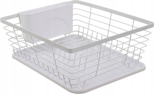 KING Hoff Metallic White Sink Strainer