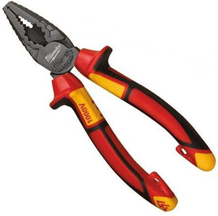 Milwaukee Plier Straight Electrician Length 165mm