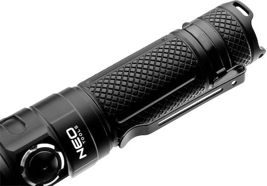 Neo Tools Wiederaufladbar Taschenlampe LED IPX4 mit maximaler Helligkeit 1500lm