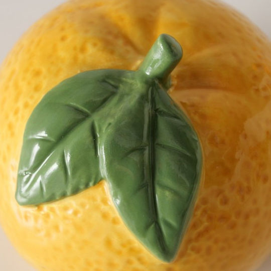 Orange Set of 2 Handmade Ceramic Decorative Oranges 2 Pieces