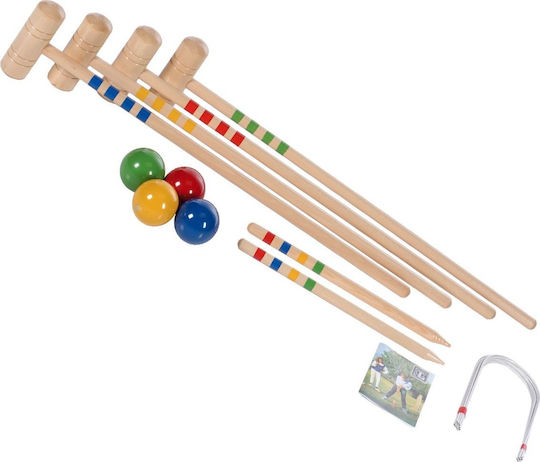 Lucio Londero Krocket-Set für 4 Personen mit Tasche