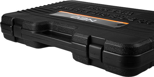 Neo Tools Căpăcei Hexagonali cu Patrat de Prindere 3/8", 1/2" Set 30buc