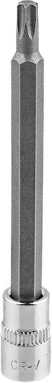 Neo Tools Καρυδάκι Torx Μακρύ με Καρέ Υποδοχής 1/4"