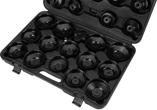 Neo Tools Căpăcei Hexagonali cu Patrat de Prindere 3/8", 1/2" Set 30buc