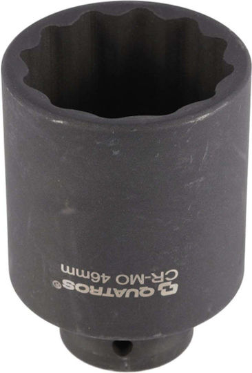 Quatros Căpăcel Pneumatic - Pneumatic Multident Priza cu Patrat de Prindere 1/2" Diametru 46mm 1buc