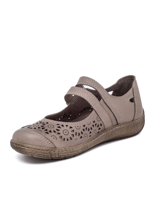 Gabor Damen Ballerinas Aus Leder Anatomisch Braune