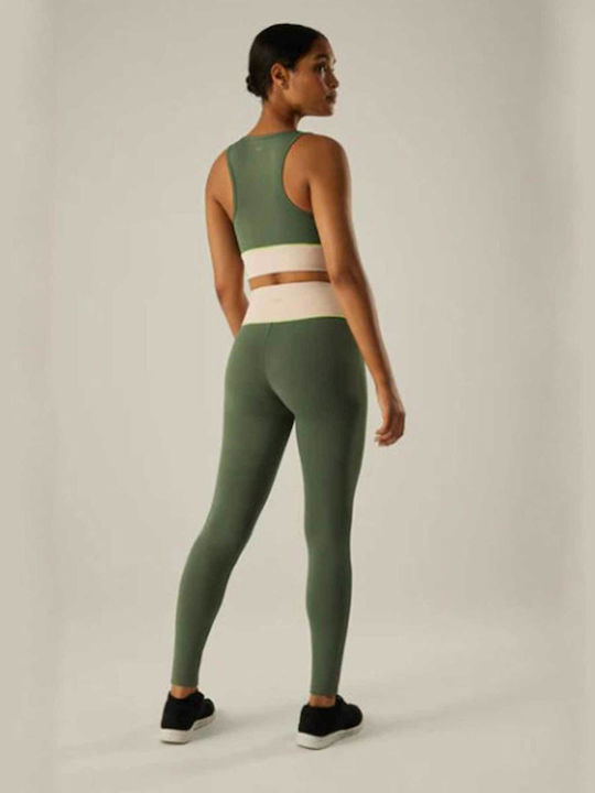 Women's Training Legging High Waisted Eucalyptus Green