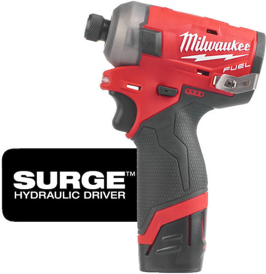 Milwaukee M12 FQID-202X Șurubelniță Cu Impact Cu Baterie 10.8V 2x2Ah