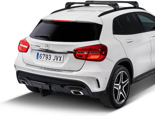 Auto Gs Μπάρα Οροφής Αλουμινίου 98εκ. (Σετ με πόδια) Ασημί