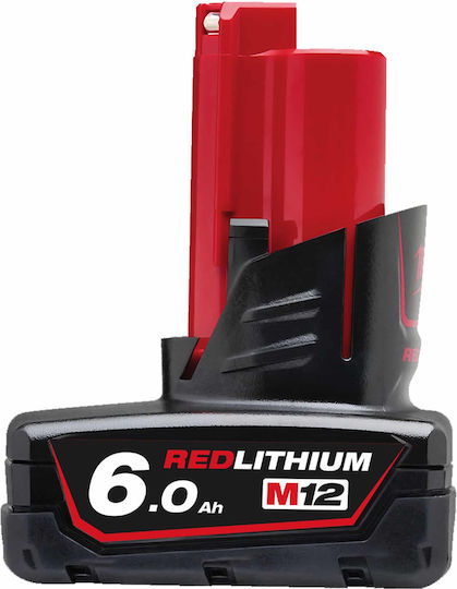 Milwaukee Батерия за Инструменти Литиеви 12V с Капацитет 6Ах M12b6