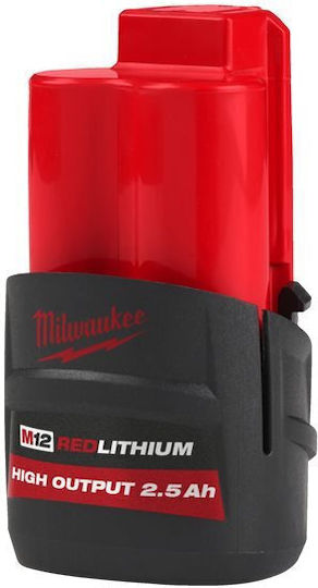 Milwaukee Батерия за Инструменти Литиеви 12V с Капацитет 5Ах M12 HB5
