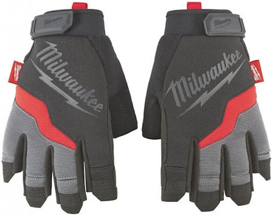 Milwaukee Gloves for Work Gray Leather 1pcs