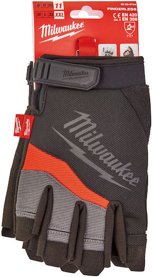 Milwaukee Gloves for Work Gray Leather 1pcs