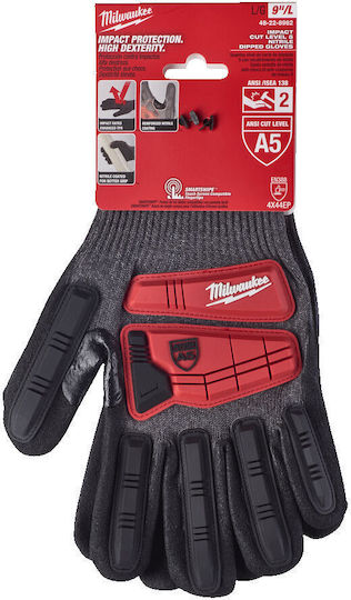 Milwaukee Arbeitshandschuhe Gray Nitril mit Schnittschutz 5/E 1Stück