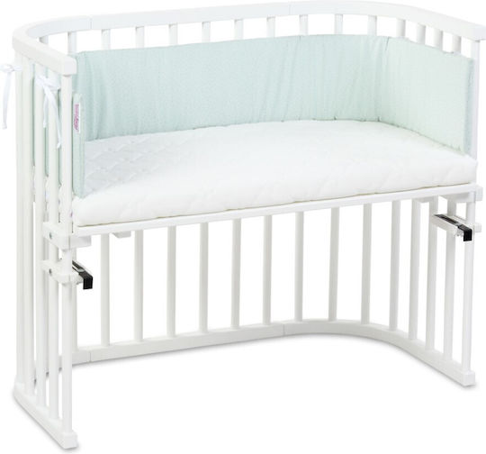 Babybay Original Bettumrandungen Klassisch Innerhalb Mint Dots Gold