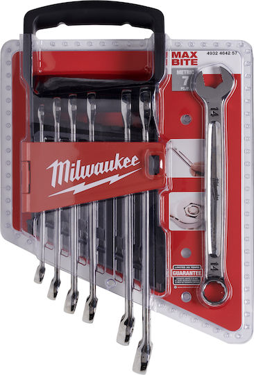 Milwaukee German Polygon Set with Size from 8mm to 17mm Max Bite 7pcs
