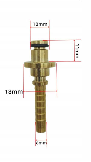 Conector de sertizare pentru furtun Dn6 Kärcher tip vechi pentru spălător cu presiune