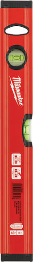 Milwaukee Redstick Slim 40 Spirit Level Aluminum 40cm with 2 Eyes