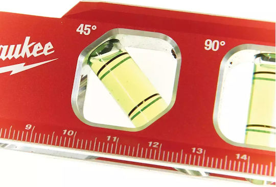 Milwaukee Torpedo Spirit Level Aluminum Magnetic 17cm with 3 Eyes