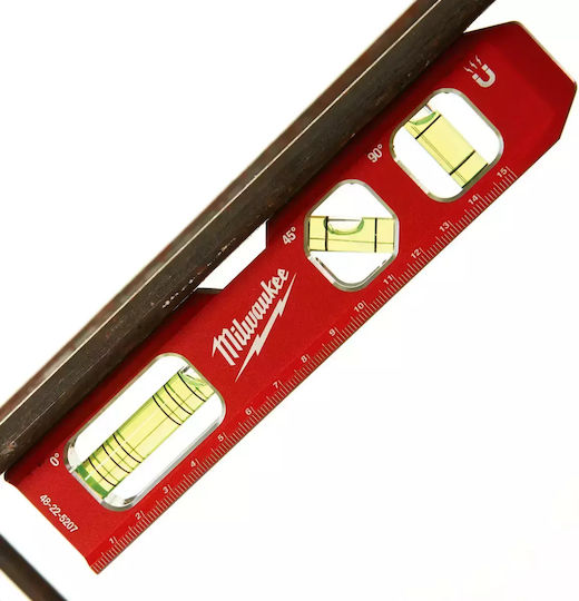 Milwaukee Torpedo Spirit Level Aluminum Magnetic 17cm with 3 Eyes