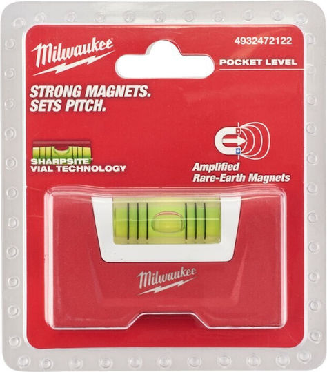 Milwaukee Torpedo Spirit Level Aluminum Magnetic 7.5cm with 1 Eye
