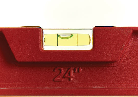 Milwaukee Redcast 60 Die-Cast Spirit Level Aluminum 60cm with 2 Eyes