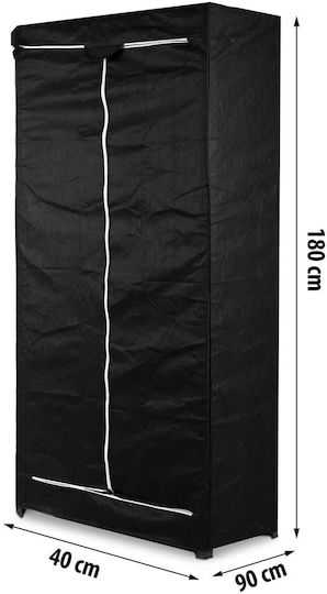 Protective Cover Shelf 180 X 90 X 40 Cm Black