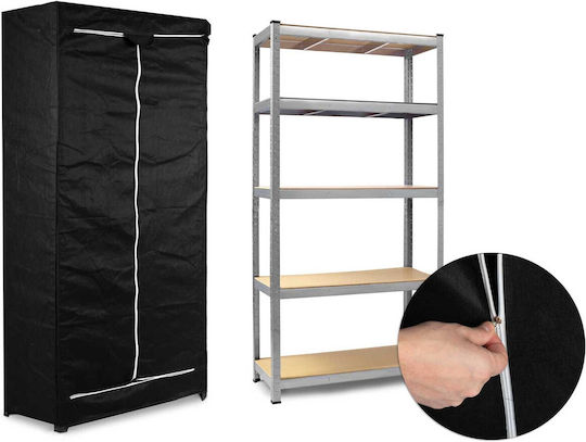 Protective Cover Shelf 180 X 90 X 40 Cm Black