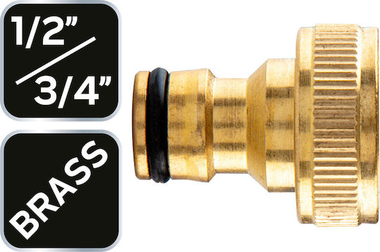 Neo Tools 15-746 Conector pentru furtun de robinet 13x19mm Brățară de bronz